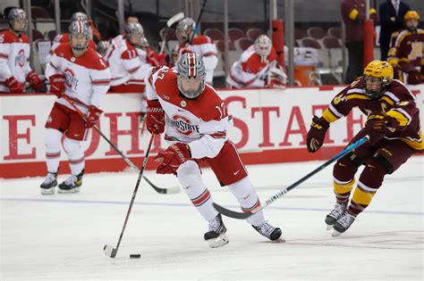 Osu hockey - An Ohio State win would send the Buckeyes to the winner of the other semifinal between No. 3 seed Minnesota and No. 4 Michigan. Ohio State is 14-19-4 on the year and Michigan State is 22-9-3 this season. In the regular season, the Buckeyes were 1-3 vs. the Spartans. Michigan State posted a sweep in Columbus Nov. 3-4 (6-0, 6-4).